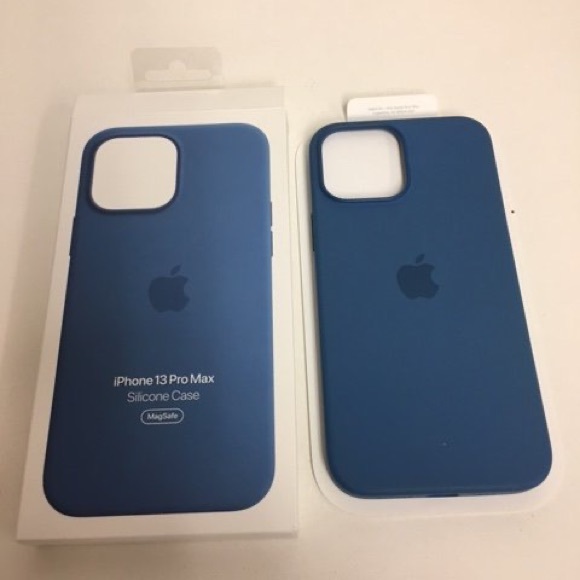 APPLE SILICONE CASE WITH MAGSAFE - FOR IPHONE 13 PRO MAX - BLUE JAY - Picture 2 of 2